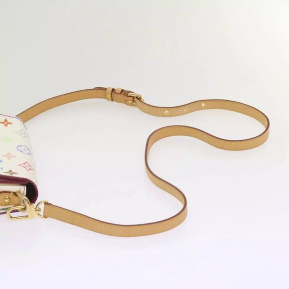 LOUIS VUITTON Monogram Multicolor Heart Breaker Bag White LV Auth - Picture 8 of 16